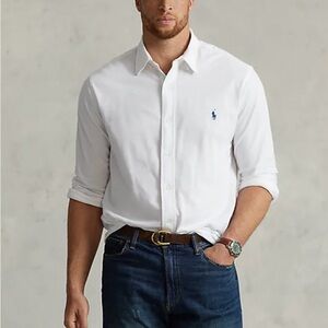 POLO RALPH LAUREN Men’s Big & Tall Classic Fit Button-Down L/S Mesh Shirt NWOT